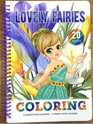 Изображение Kolorowanka A5 koo 20 kartek Urocze wróki