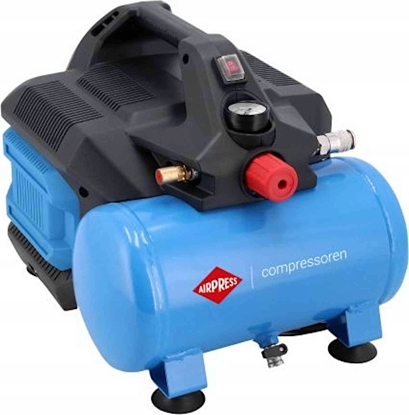 Picture of Kompresor samochodowy Airpress AIRPRESS COMPRESSOR LMO 6-126 6L/1.0KM OIL-FREE 88L/MIN. QUIET....