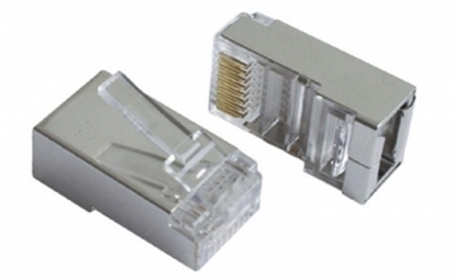 Изображение Konektors Gembird RJ45 Male 50pack Shielded modular