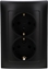 Picture of Kontakt-Simon Gniazdo wtyczkowe Kontakt-Simon Simon 10 CGSZ2/49 Schuko podwójne 16A, 250V~, zaciski rubowe czarny mat
