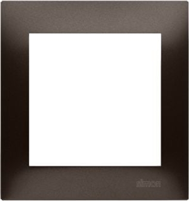 Attēls no Kontakt-Simon Ramka 1-krotna 54 Premium do puszek karton-gips brz mat metalizowany (DRK1/46)