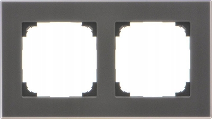 Attēls no Kontakt-Simon Ramka podwójna Kontakt-Simon 55 TRN2/179 Nature mroony czarny