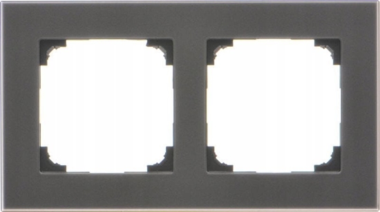 Изображение Kontakt-Simon Ramka podwójna Kontakt-Simon 55 TRN2/179 Nature mroony czarny