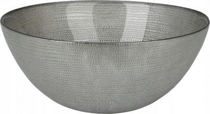 Picture of Koopman Miska szklana na saatk srebrna 21 cm