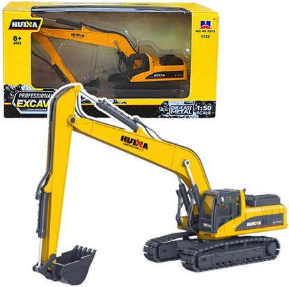 Picture of Koparka Gsienicowa Metalowa Ruchome Rami Huina óta 1:50