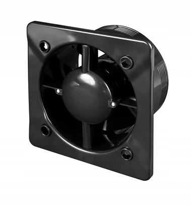 Picture of Korpus wentylatora Silent System + Awenta KWS125CZ czarny