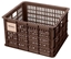 Picture of Kosz na kierownic/baganik BASIL BICYCLE CRATE M, 27L, recycled synthetic, brown (NEW)