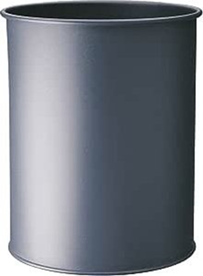 Изображение Kosz na mieci Durable DURABLE Papierkorb Metall rund 15 Liter Anthrazit