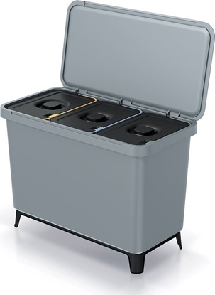 Picture of Kosz na mieci Prosperplast do segregacji szary (NKS45W3-429U)