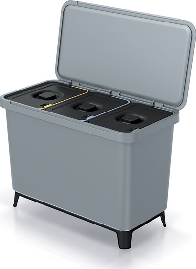 Picture of Kosz na mieci Prosperplast do segregacji szary (NKS45W3-429U)