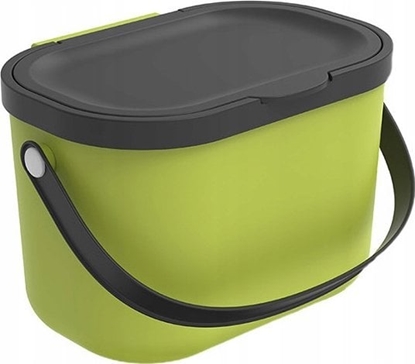 Attēls no Kosz na mieci Rotho Rotho Albula 3,2 L limonkowy