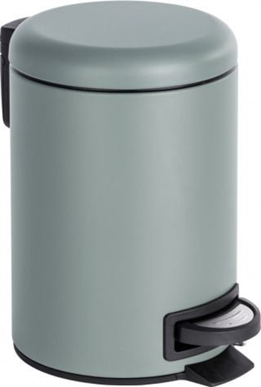 Picture of Kosz na mieci Wenko kosz pedaowy Leman 3 litry 17 x 22,5 x 25 cm stalowoszary