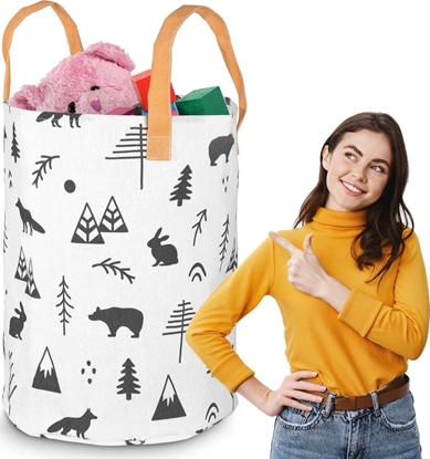 Picture of Kosz na zabawki Nukido - biay