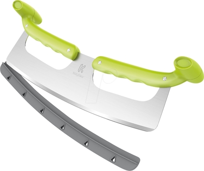 Picture of Kozygear KozyGear Pizzaschneider Mezzaluna mit doppel.Schutzgriff