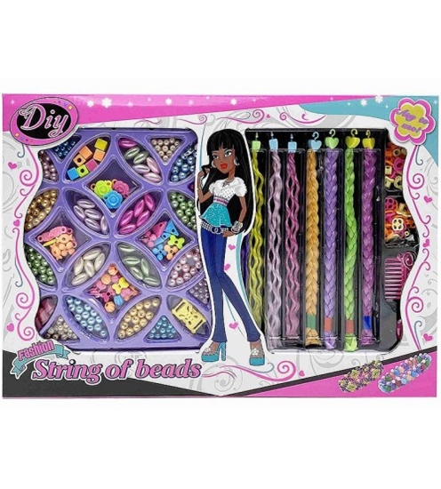 Picture of Kreļļu izgatavošanas komplekts ar platsm krellēm 40x27 cm 586413