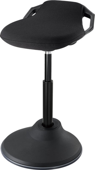 Picture of Krzeso biurowe Deltaco DELTACO OFFICE Kd reguliuojamo aukio , 360 apsisukimas;, juoda / DELO-0303