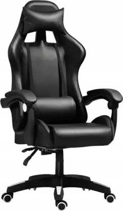 Attēls no Krzeso biurowe ExtraLink EXTRALINK GAMING FOTEL GAMINGOWY BIUROWY OBROTOWY KUBEKOWY CZARNY G-524