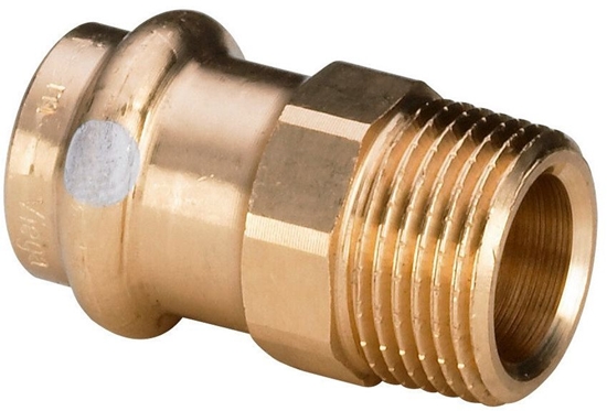 Picture of ksztatka przejciowa z SC 15 x 1/2 braz / blyszczacy