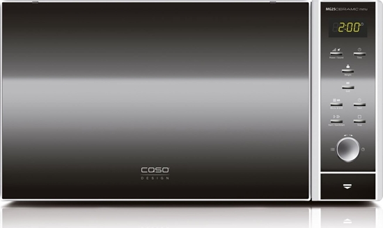 Изображение Kuchenka mikrofalowa Caso Caso  MG 25  Microwave oven with Grill  Free standing  900 W  Grill  Silver