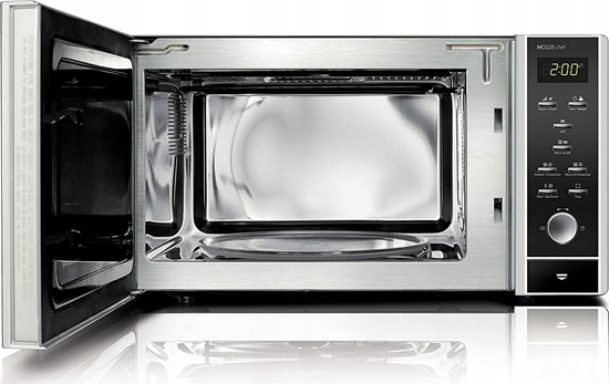 Изображение Kuchenka mikrofalowa Caso Caso | Microwave orkait | MCG 25 | Free standing | 25 L | 900 W | Convection | Grilis | Juodas