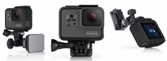 Picture of Ķiveres stiprinājumi GoPro Helmet front + Side Mount