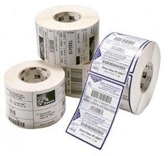 Picture of Label, Paper, 38x19mm; Thermal Transfer, Z-Select 2000T, Coated, Permanent Adhesive, 76mm Core