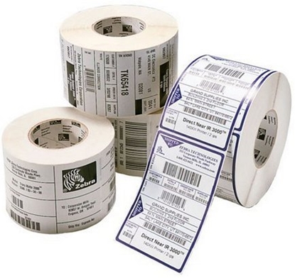 Attēls no Label, Paper, 89x32mm; Thermal Transfer, Z-PERFORM 1000T, Uncoated, Permanent Adhesive, 76mm Core