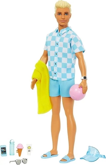 Picture of Lalka Barbie Mattel Ken na play + akcesoria (HPL74)