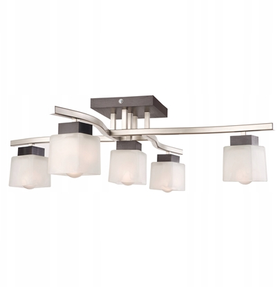 Picture of Lamkur Dana 10502 plafon lampa sufitowa 5x40W E14 wenge/biay