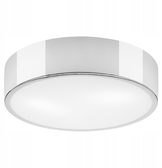 Picture of Lamkur Dante 43951 plafon lampa sufitowa nowoczesny metalowy szklany klosz 2x60W E27 chrom/biay