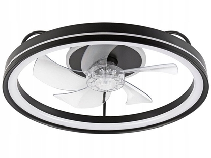 Picture of Lamkur Fargo 49892 plafon wentylator lampa sufitowa 1x37W LED 3000K 4000 lm czarny