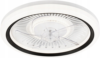 Picture of Lamkur Gemma 49908 plafon wentylator lampa sufitowa 1x37W LED 3000K 4000 lm biay