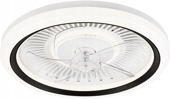 Picture of Lamkur Gemma 49908 plafon wentylator lampa sufitowa 1x37W LED 3000K 4000 lm biay