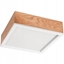 Изображение Lamkur Oak Square 49021 plafon lampa sufitowa 2x15W E27 db/biay