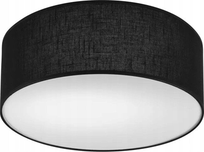 Attēls no Lampa sufitowa Lamkur Lamkur Vivian 48444 plafon lampa sufitowa koo 1x60W E27 czarny/biay