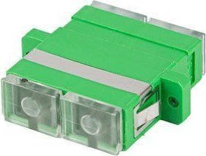 Picture of Lanberg Adapter wiatowodowy SM SC/APC duplex zalepka przezroczysta 20 sztuk