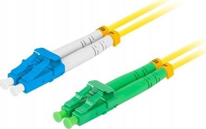Изображение Lanberg Patchcord wiatowodowy Lanberg SM LC/APC-LC/UPC DUPLEX 3.0MM LSZH G657A1 1m óty