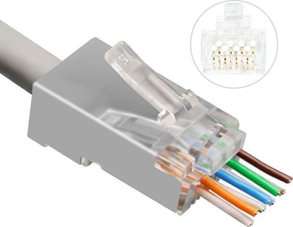 Изображение Lanview RJ45 STP plug Cat6A/Cat7 for
