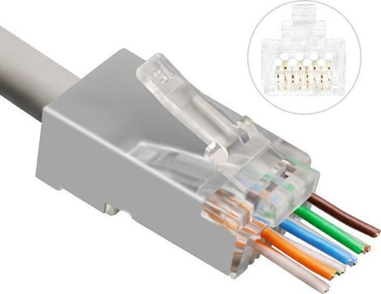 Изображение Lanview RJ45 STP plug Cat6A/Cat7 for