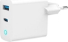 Picture of Lādētājs Gembird USB Type-C + USB Type-A 45W LED White