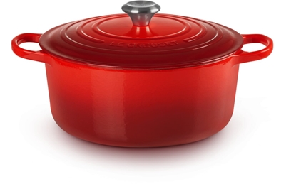 Attēls no Le Creuset Signature Roaster round 28cm cherry red (21177280602430)