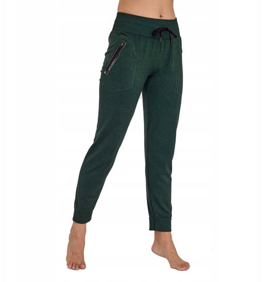 Picture of LE1404W Spodnie damskie FUSION ciemnozielony L