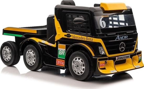 Picture of Lean Cars Auto Na Akumulator Mercedes + Naczepa XMX622B Zóty LCD