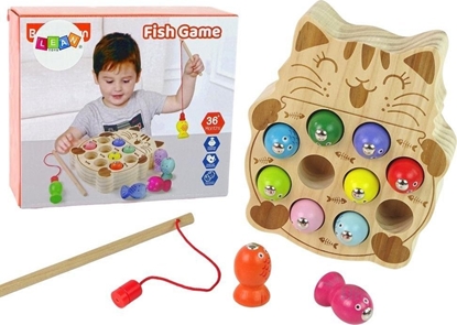 Picture of Lean Sport Drewniana gra zrcznociowa owienie rybek