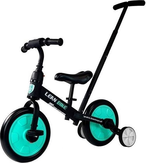 Изображение Lean Sport Rower Biegowy Trójkoowy Na Peday 3w1 Czarno-Mitowy