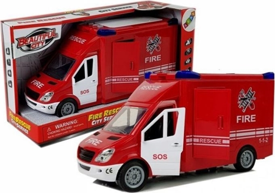 Изображение Lean Sport Wóz Straacki z Napdem Frykcyjnym Dwikiem Otwierane Drzwi