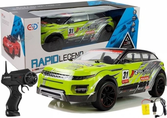 Picture of Lean Sport Zdalnie sterowane Autko Rajdowe 1:10 Zielone R/C (51130