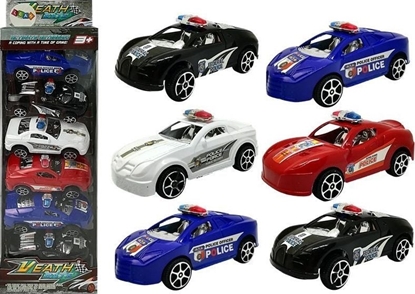 Изображение Lean Sport Zestaw Autek Samochodzików Policja Stra z Napdem 6 szt