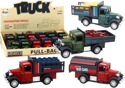 Изображение LeanToys Autko Dostawcze Aluminiowe Otwierane Drzwi wiata Dwiki