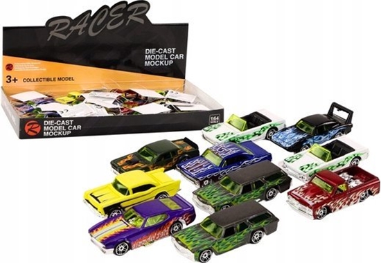 Изображение LeanToys Autko Samochód Wycigowy Resorak Metalowy 1:64